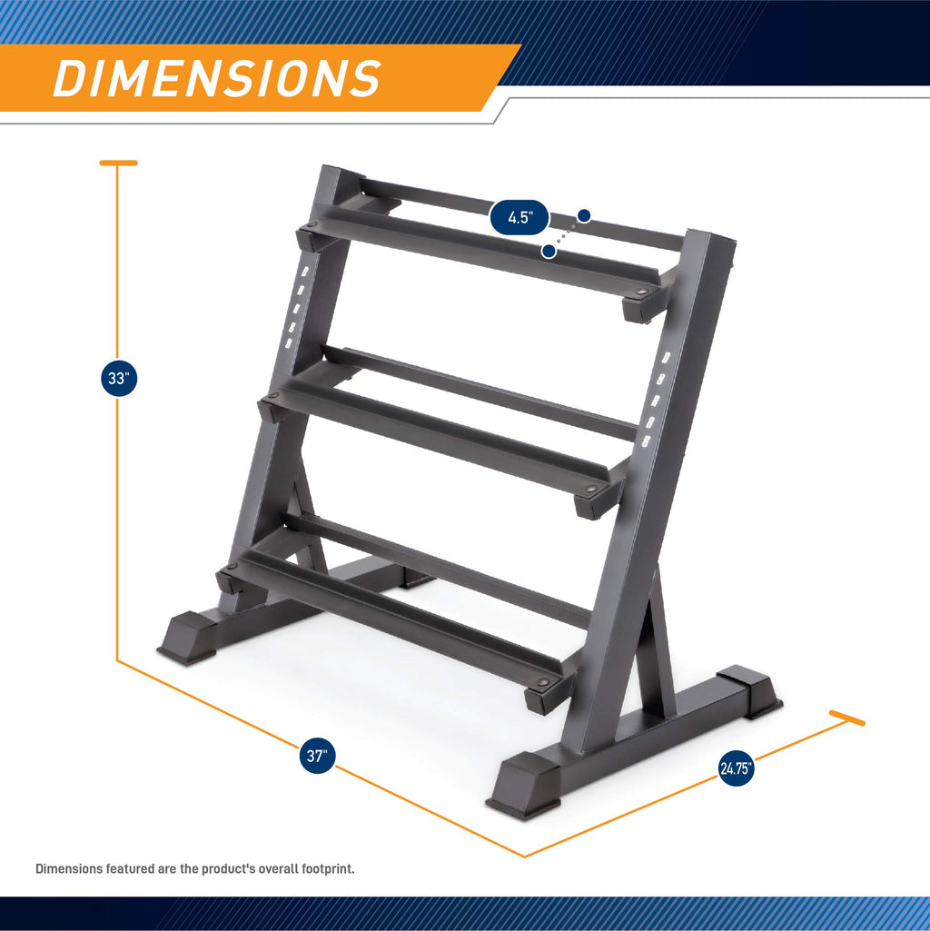 Marcy Weight Storage Rack for Dumbbells & Weight Plates
