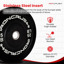 Iron Crush Olympic Bumper Plate Set for Strength Training