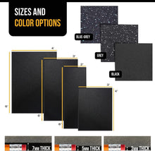 Rubber King Recycled Rubber Exercise Mat for Home Gym Floors