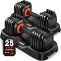 Rendpas Adjustable Dumbbell Set for Home Gym Strength Training