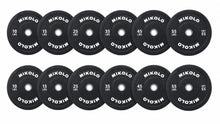 Mikolo 2-Inch Olympic Rubber Weight Plates with Steel Insert