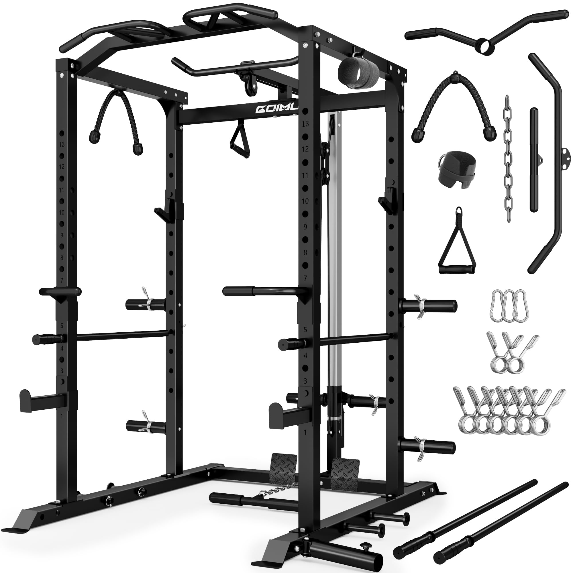 GOIMU C1-V4 Pro Power Cage with LAT Pulldown System