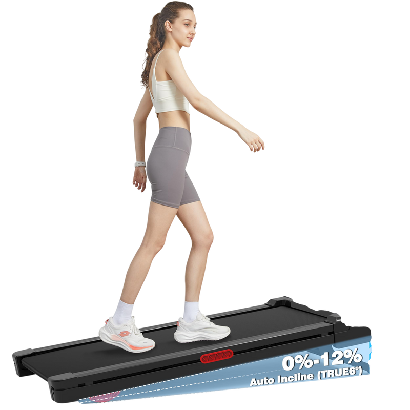 12% Auto-Incline Walking Pad Treadmill for Home Fitness