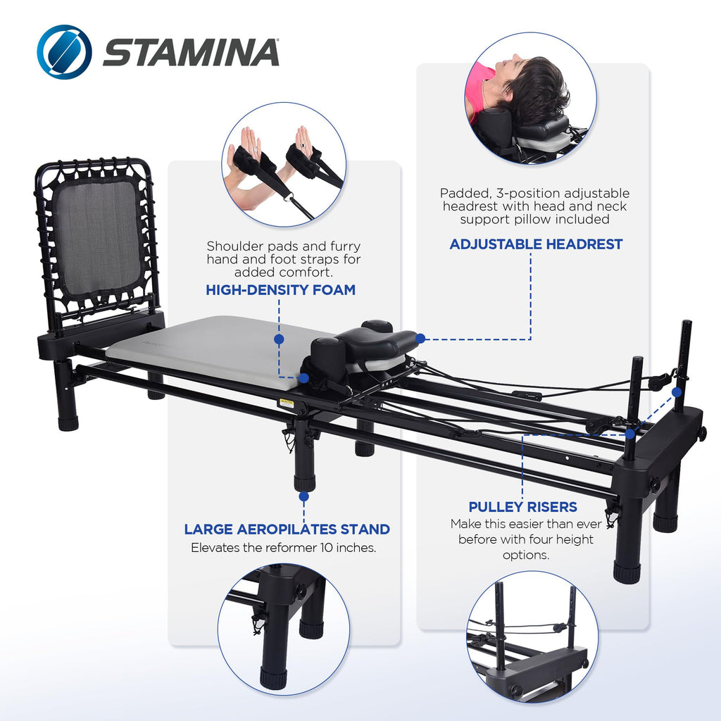 AeroPilates Foldable Reformer for Resistance Training