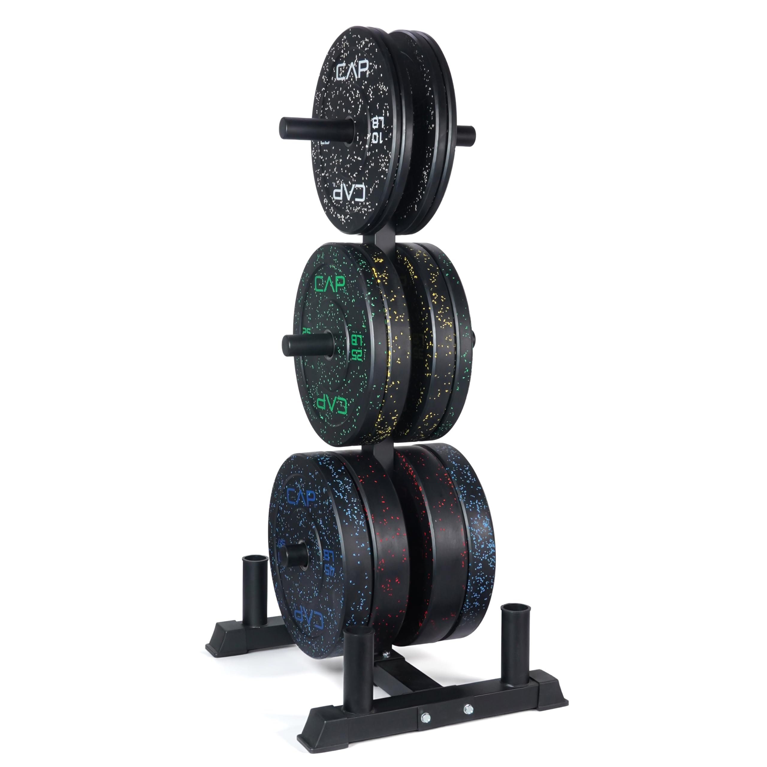 CAP Olympic Bumper Plate Weight Set 100–370 lb