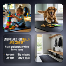 Rubber King Recycled Rubber Exercise Mat for Home Gym Floors