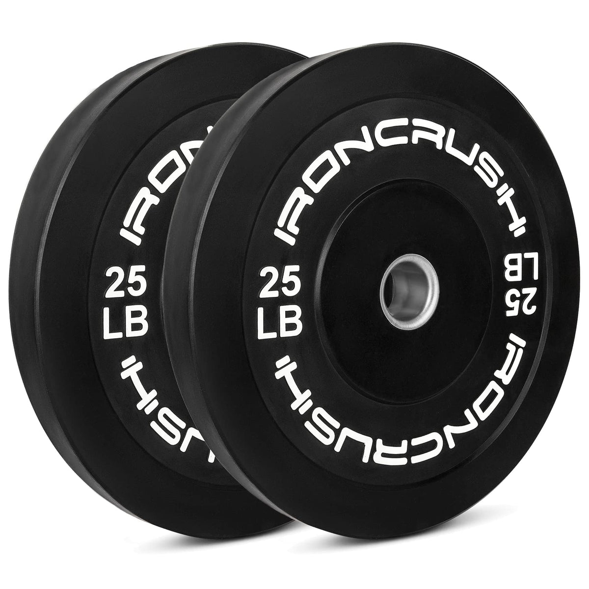 Iron Crush Olympic Bumper Plate Set for Strength Training