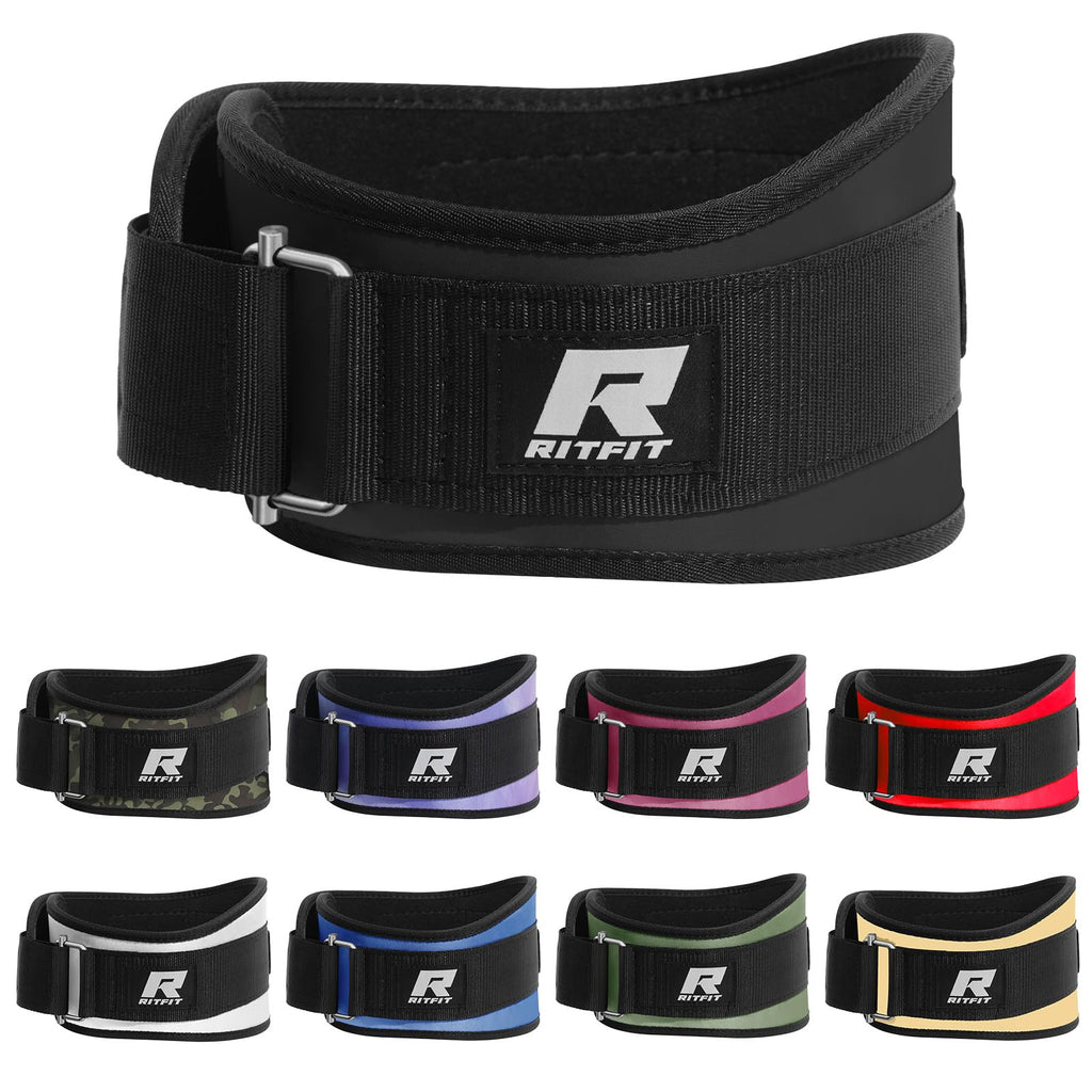 RitFit 6-Inch Weight Lifting Belt for Squats & Deadlifts
