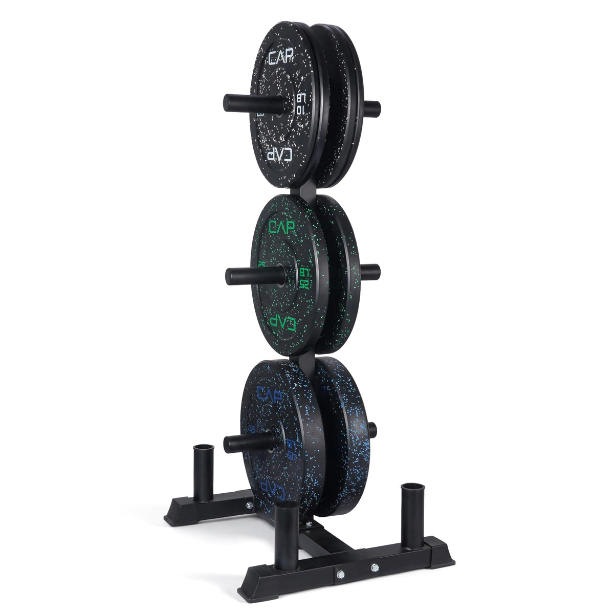 CAP Olympic Bumper Plate Weight Set 100–370 lb
