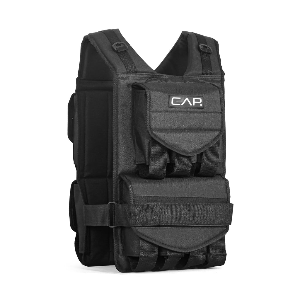 CAP Adjustable Weighted Vest 20–150 lbs for Strength Training, Running & Workouts, Weight Vest for Men & Women, Fitness Training Vest