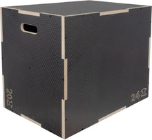 Signature Fitness Non-Slip Wooden Plyo Box for Jump Training