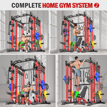 Multi-Function Smith Machine Power Cage with Cable Crossover