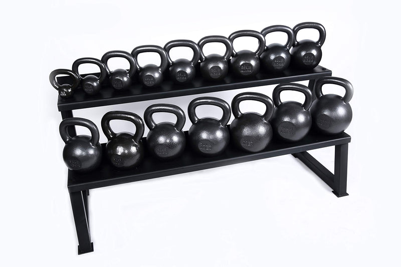 Ader Premier Kettlebell Set with Rack, 5–60 lb Weights