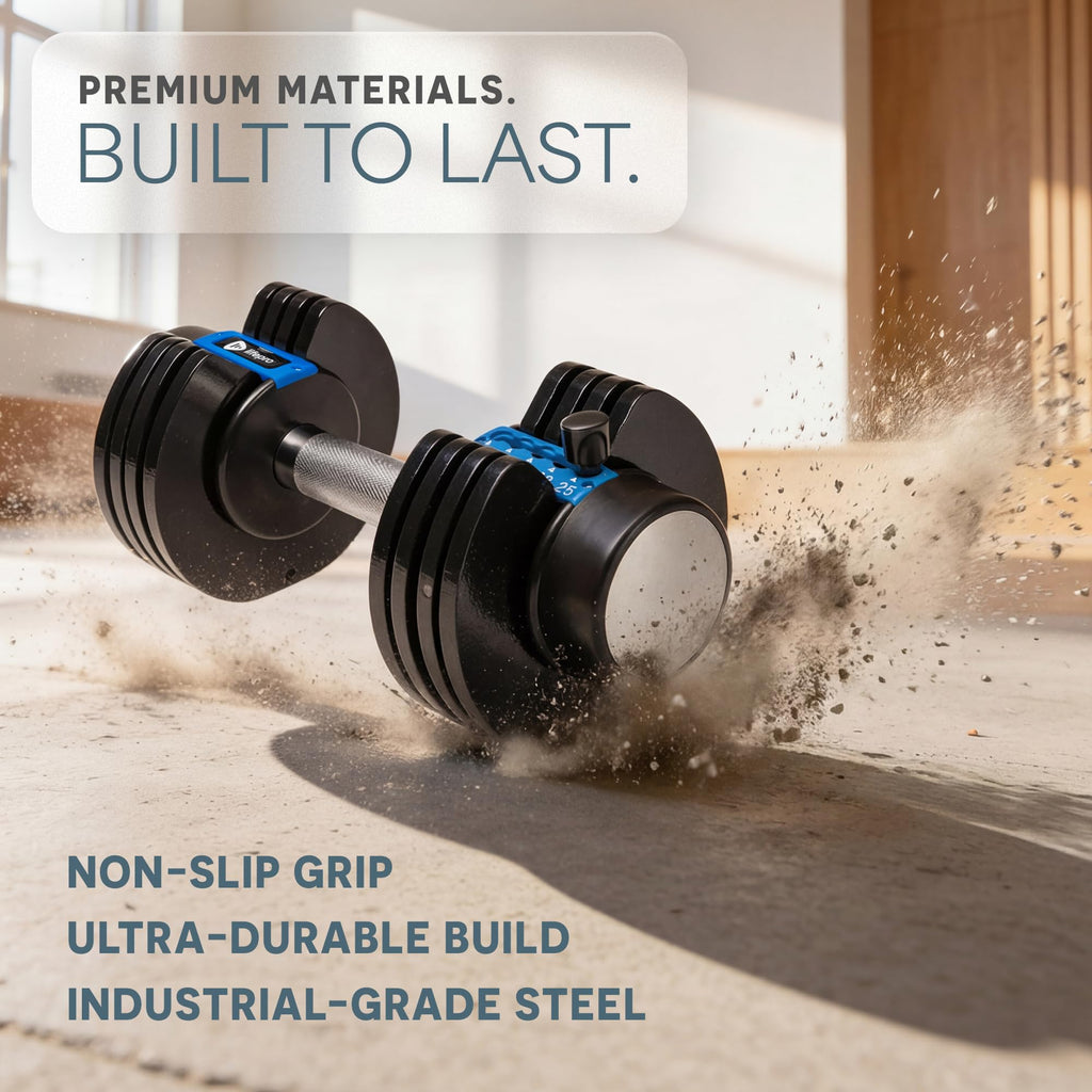 Lifepro Adjustable Dumbbells & Weights for Home Gym, Quick-Adjust