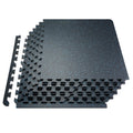 VEVOR Rubber-Top Interlocking Gym Mats with EVA Foam
