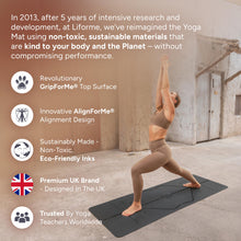 Liforme Printed Yoga Mat with Alignment Guide & Ultimate Grip