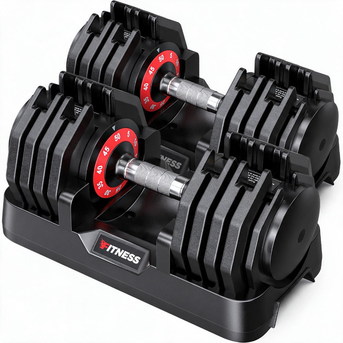 Rendpas Adjustable Dumbbell Set for Home Gym Strength Training