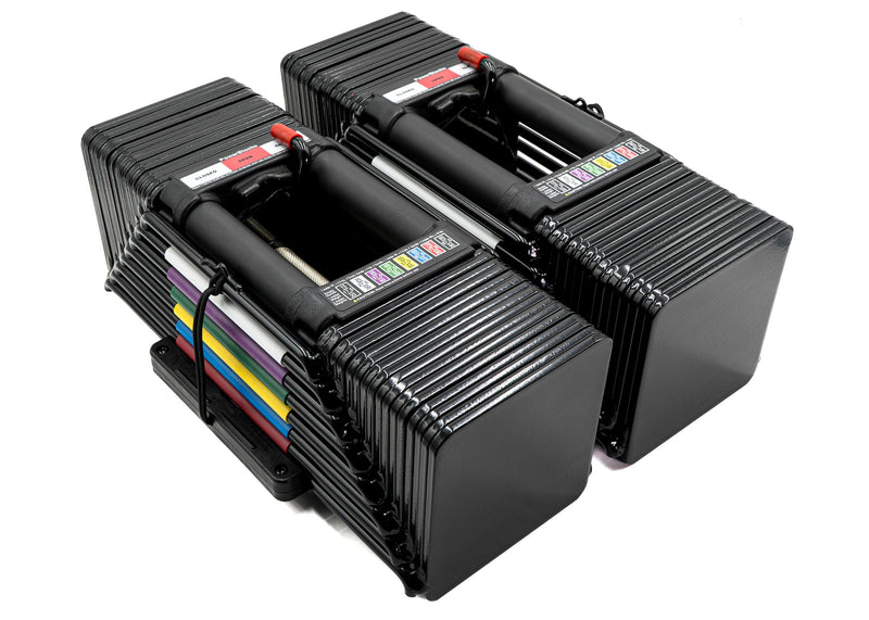 PowerBlock Elite USA Adjustable Dumbbells 5–90 lb Pair