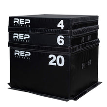 REP Fitness Stackable Soft Foam Plyo Box Set for Jump Training