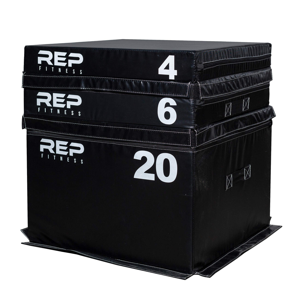 REP Fitness Stackable Soft Foam Plyo Box Set for Jump Training
