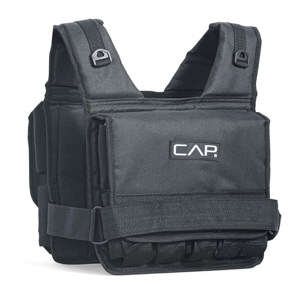 CAP Adjustable Weighted Vest 20–150 lbs for Strength Training, Running & Workouts, Weight Vest for Men & Women, Fitness Training Vest