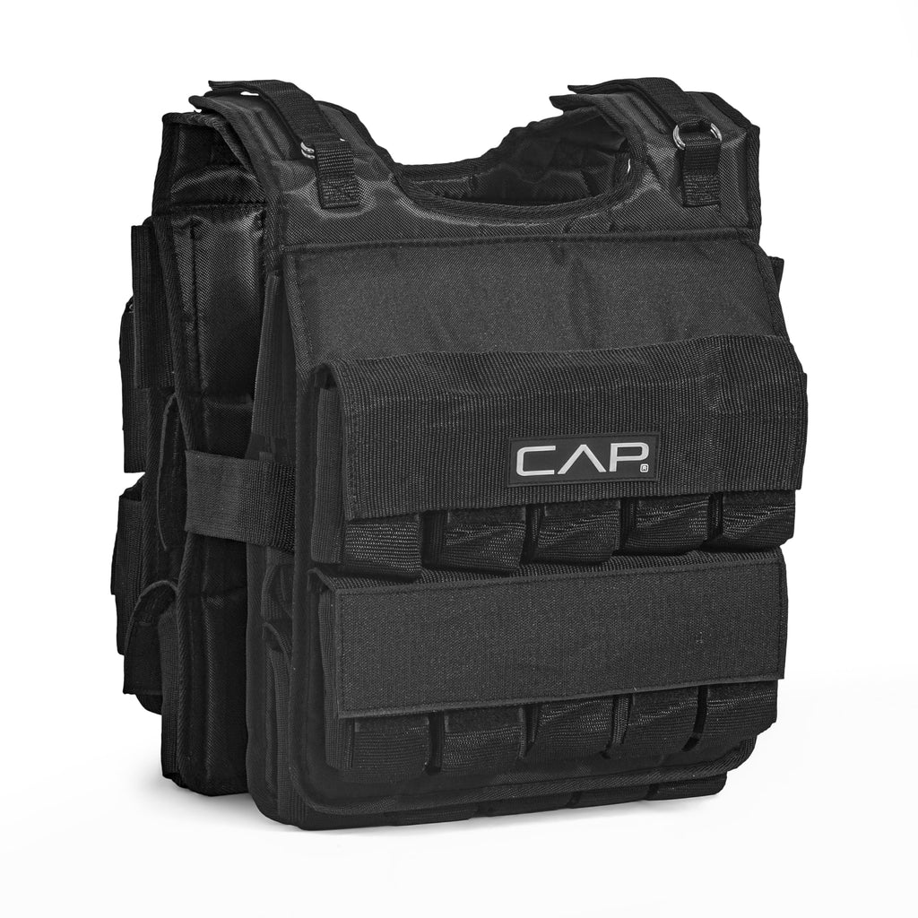 CAP Adjustable Weighted Vest 20–150 lbs for Strength Training, Running & Workouts, Weight Vest for Men & Women, Fitness Training Vest