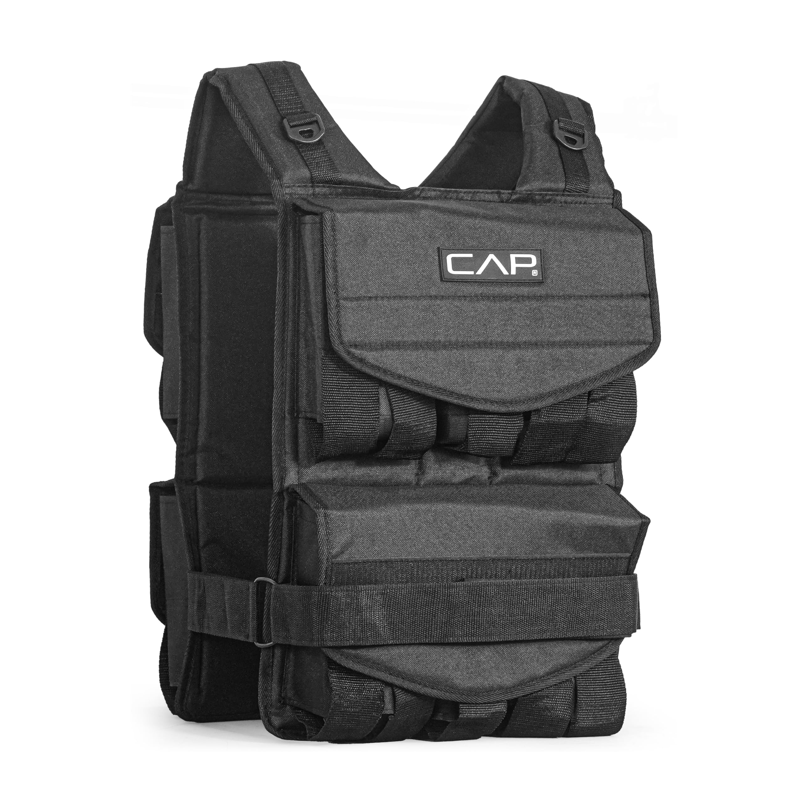 CAP Adjustable Weighted Vest 20–150 lbs for Strength Training, Running & Workouts, Weight Vest for Men & Women, Fitness Training Vest