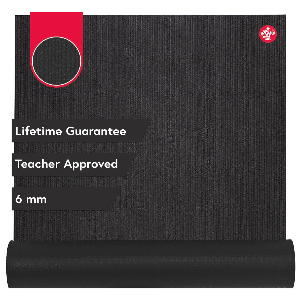 Manduka PRO Yoga Mat - 6mm | Lifetime Durability | Hygienic Construction | Premium Studio Quality | Teacher Approved