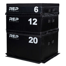 REP Fitness Stackable Soft Foam Plyo Box Set for Jump Training